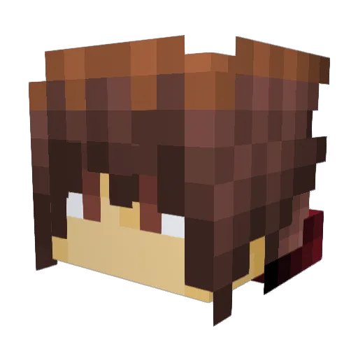 RealRunic Minecraft avatar head, 3D render