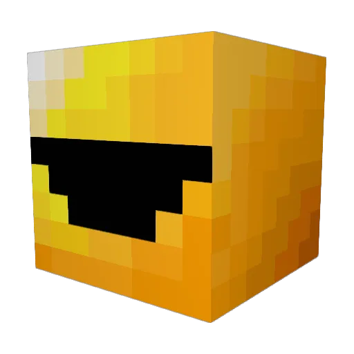 RealSpeedrun Minecraft avatar head, 3D render