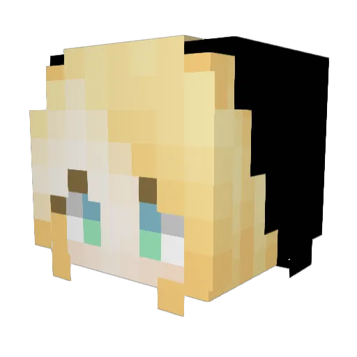 RealSwag Minecraft avatar head, 3D render