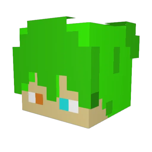 Minecraft-Avatar von RealTodd: Kopf als 3D-Render