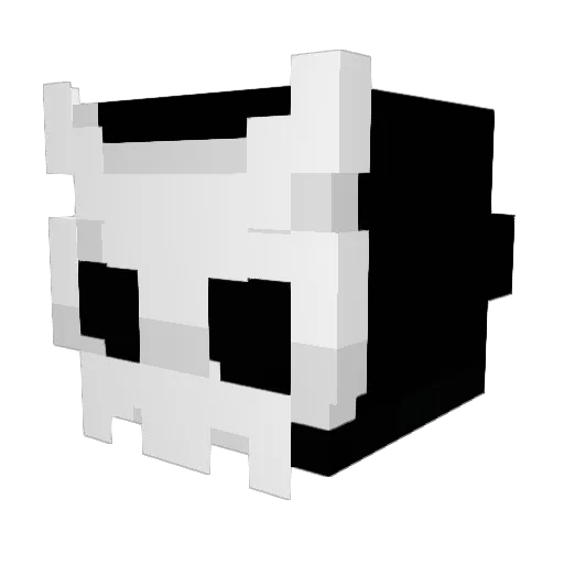 RealTyze Minecraft avatar head, 3D render