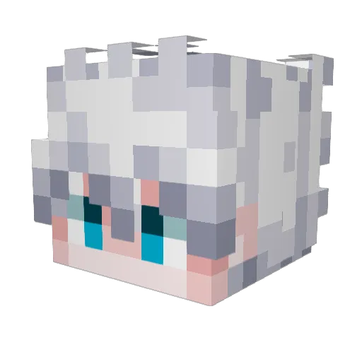 RealXyZerKunG Minecraft avatar head, 3D render