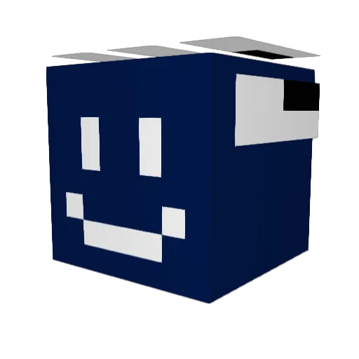 Real_ABender Minecraft avatar head, 3D render