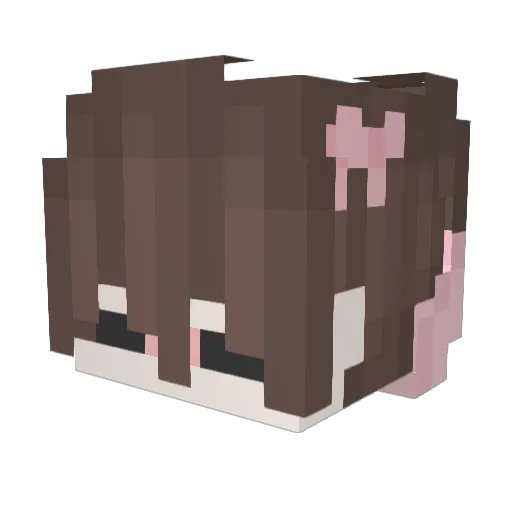 Real_Cirbo Minecraft avatar head, 3D render