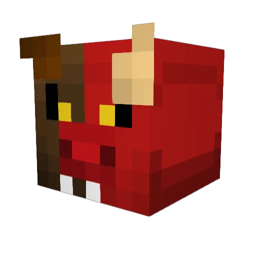 Real_Manbearpig Minecraft avatar head, 3D render