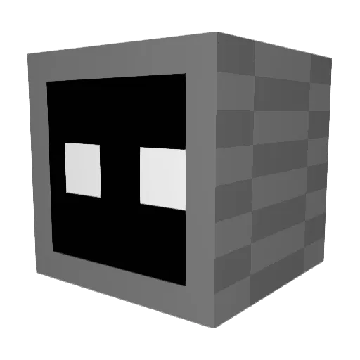Real_Sbro Minecraft avatar head, 3D render