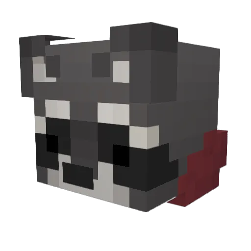 Real_Simscord Minecraft avatar head, 3D render