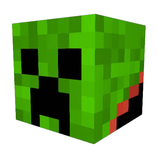 Real_Zugposter Minecraft avatar head, 3D render