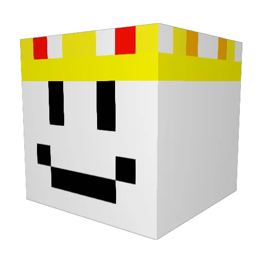 Real_xd911 Minecraft avatar head, 3D render