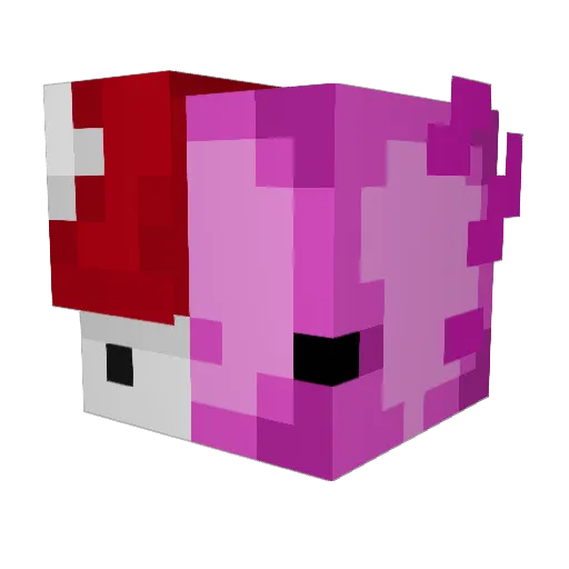 Realan01 Minecraft avatar head, 3D render