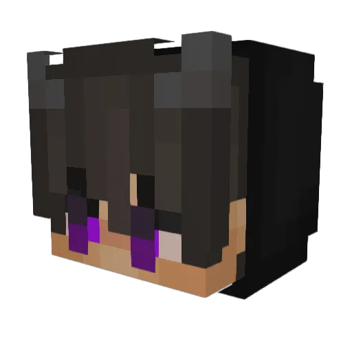 Realgion Minecraft avatar head, 3D render