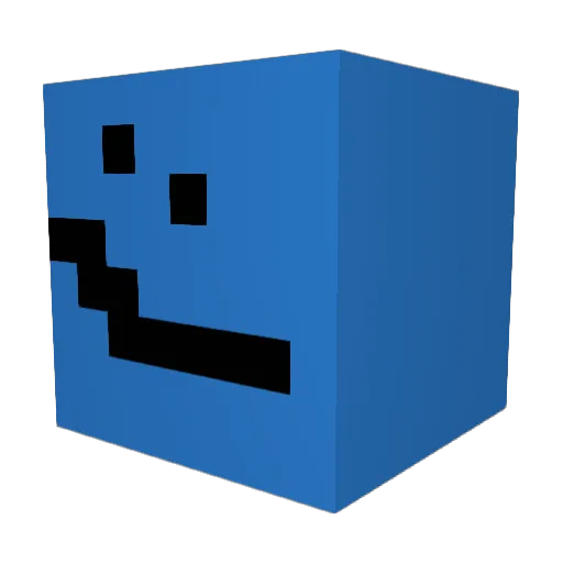 RealisticMoth Minecraft avatar head, 3D render