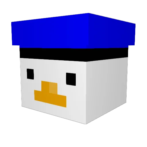 Reality39 Minecraft avatar head, 3D render