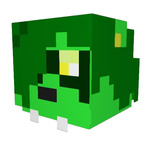 RealityIsASin Minecraft avatar head, 3D render