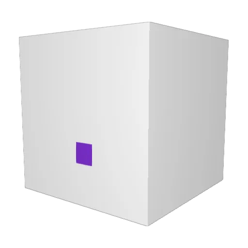 ReallyBlockyBoi Minecraft avatar head, 3D render