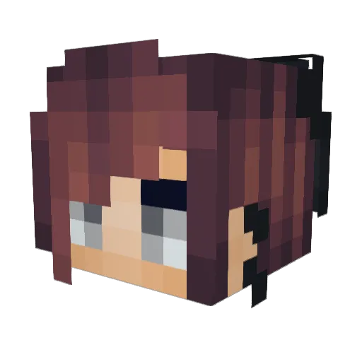 ReallyChelsea Minecraft avatar head, 3D render