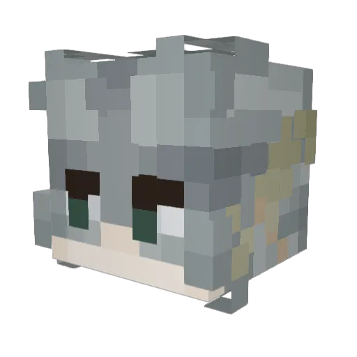 ReallyEric Minecraft avatar head, 3D render