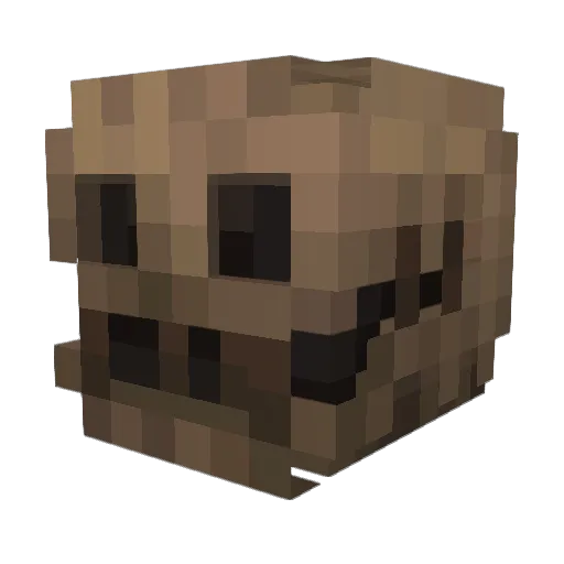 ReallyNeato Minecraft avatar head, 3D render