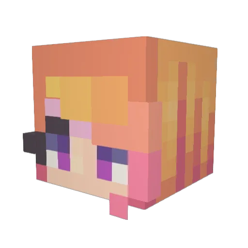 Really_hot_grill Minecraft avatar head, 3D render