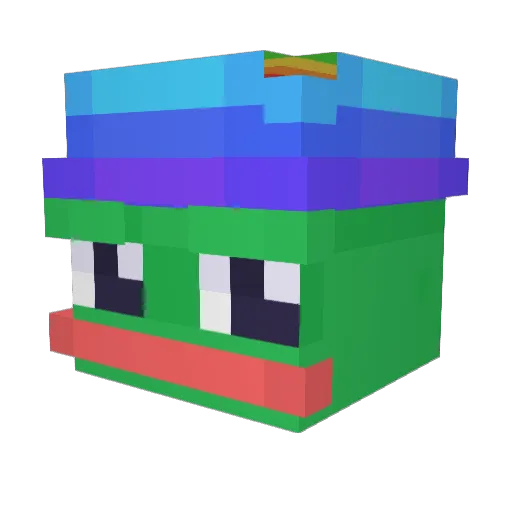 RealtorTony Minecraft avatar head, 3D render