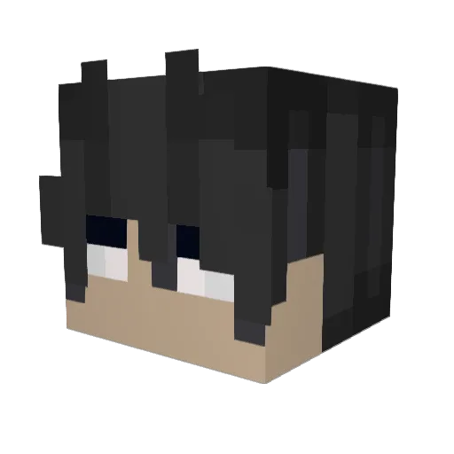 Realviper47 Minecraft avatar head, 3D render