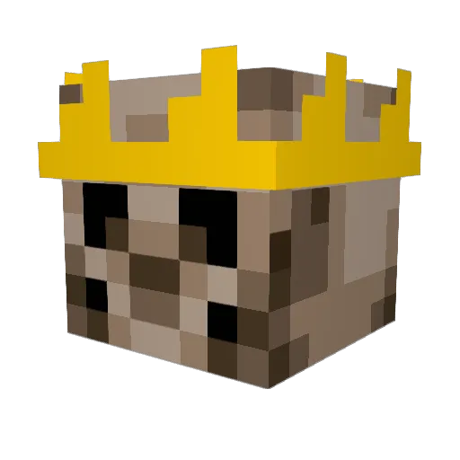 ReamadeS Minecraft avatar head, 3D render