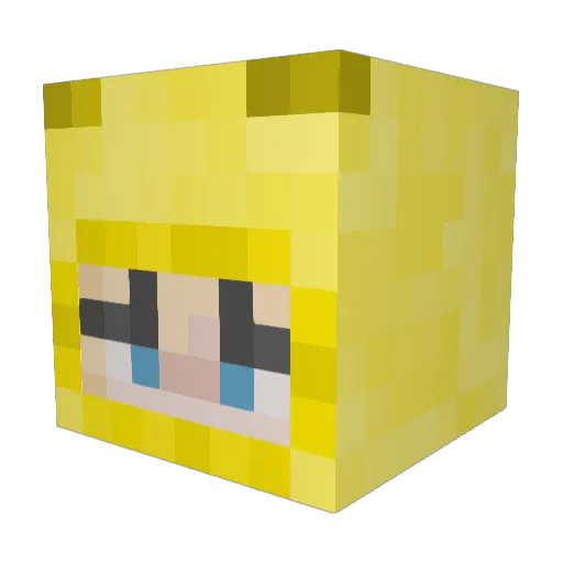 Rean_III Minecraft avatar head, 3D render
