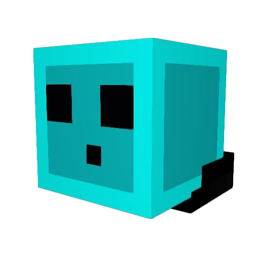 Reapaer Minecraft avatar head, 3D render