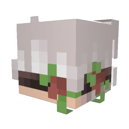 Reaper032 Minecraft avatar head, 3D render