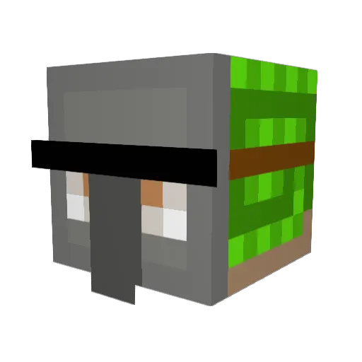Reaper0overlord Minecraft avatar head, 3D render