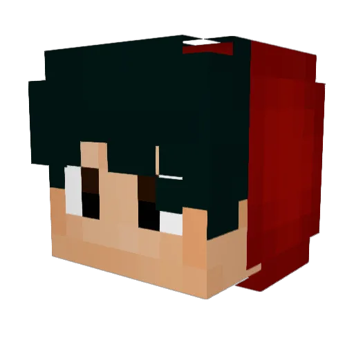 Reaper4132 Minecraft avatar head, 3D render