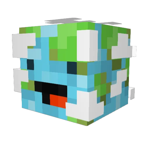 Reaper4349 Minecraft avatar head, 3D render