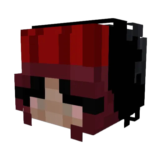 Reaper4909 Minecraft avatar head, 3D render