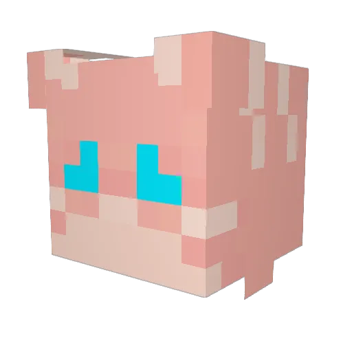 Reaper731 Minecraft avatar head, 3D render