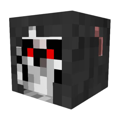 Reaper770 Minecraft avatar head, 3D render
