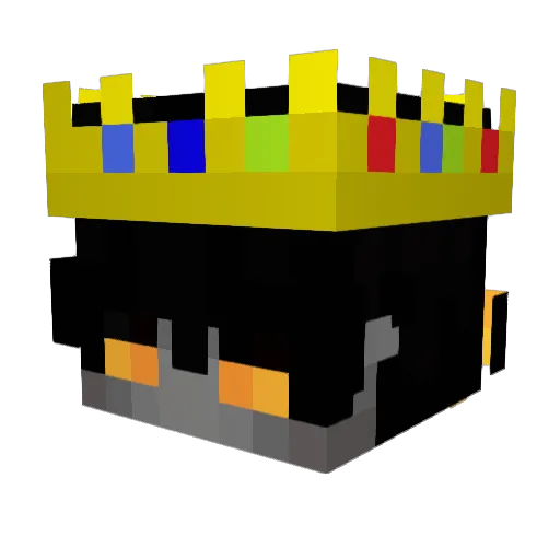 ReaperBrine Minecraft avatar head, 3D render