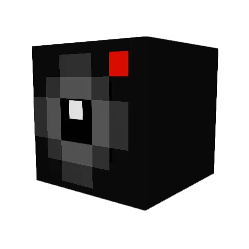 ReaperCam Minecraft avatar head, 3D render