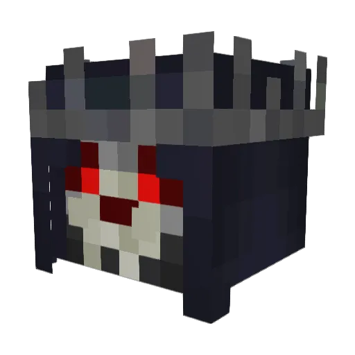 ReaperEdge666 Minecraft avatar head, 3D render