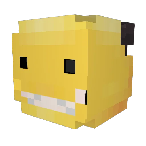 ReaperGaming1 Minecraft avatar head, 3D render