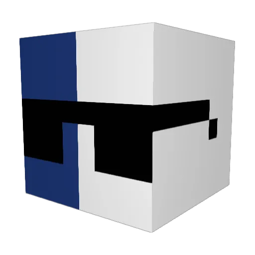 ReaperHt1 Minecraft avatar head, 3D render