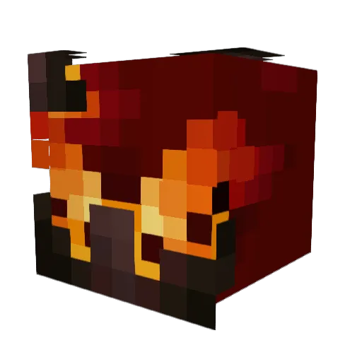 ReaperKing87475 Minecraft avatar head, 3D render