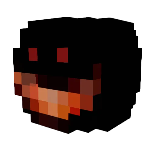 ReaperN1x Minecraft avatar head, 3D render