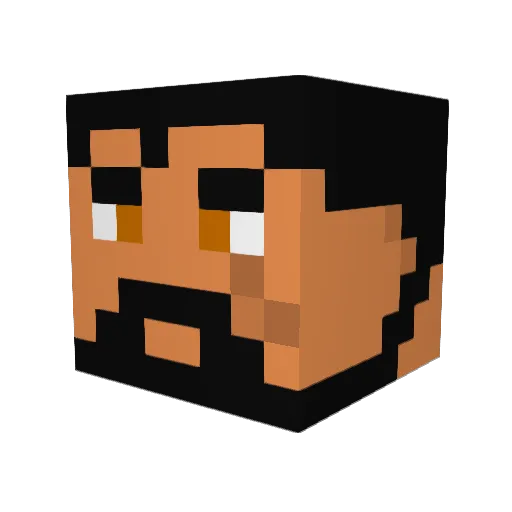 ReaperOfSol Minecraft avatar head, 3D render