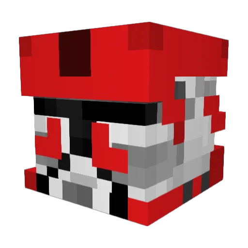 ReaperSwag Minecraft avatar head, 3D render