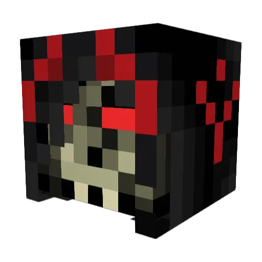 Reaper_73 Minecraft avatar head, 3D render