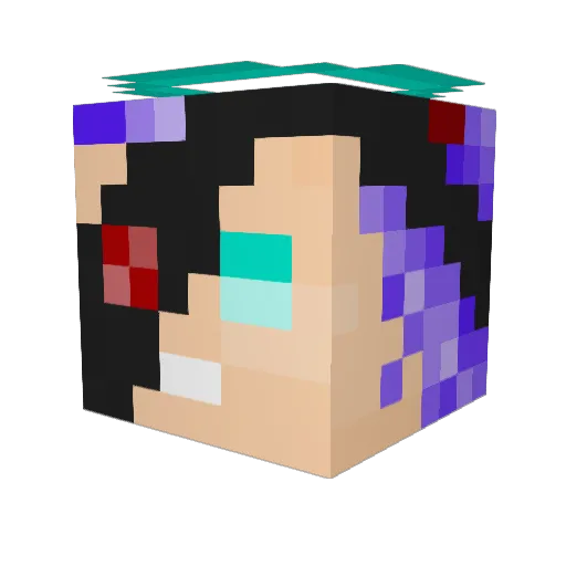 Reaper_777kardis Minecraft avatar head, 3D render