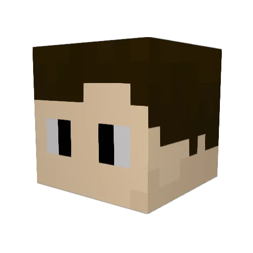 Reaper_gamer Minecraft avatar head, 3D render