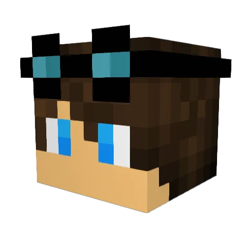 Reaper_of_Ramen Minecraft avatar head, 3D render