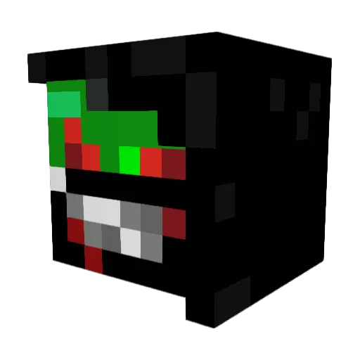 Reaperlord1234 Minecraft avatar head, 3D render
