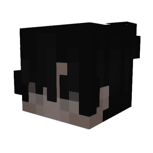 Reaperz Minecraft avatar head, 3D render